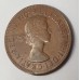 AUSTRALIA 1964 . ONE 1 PENNY . ERROR . MIS-STRIKE . OFF CENTRE